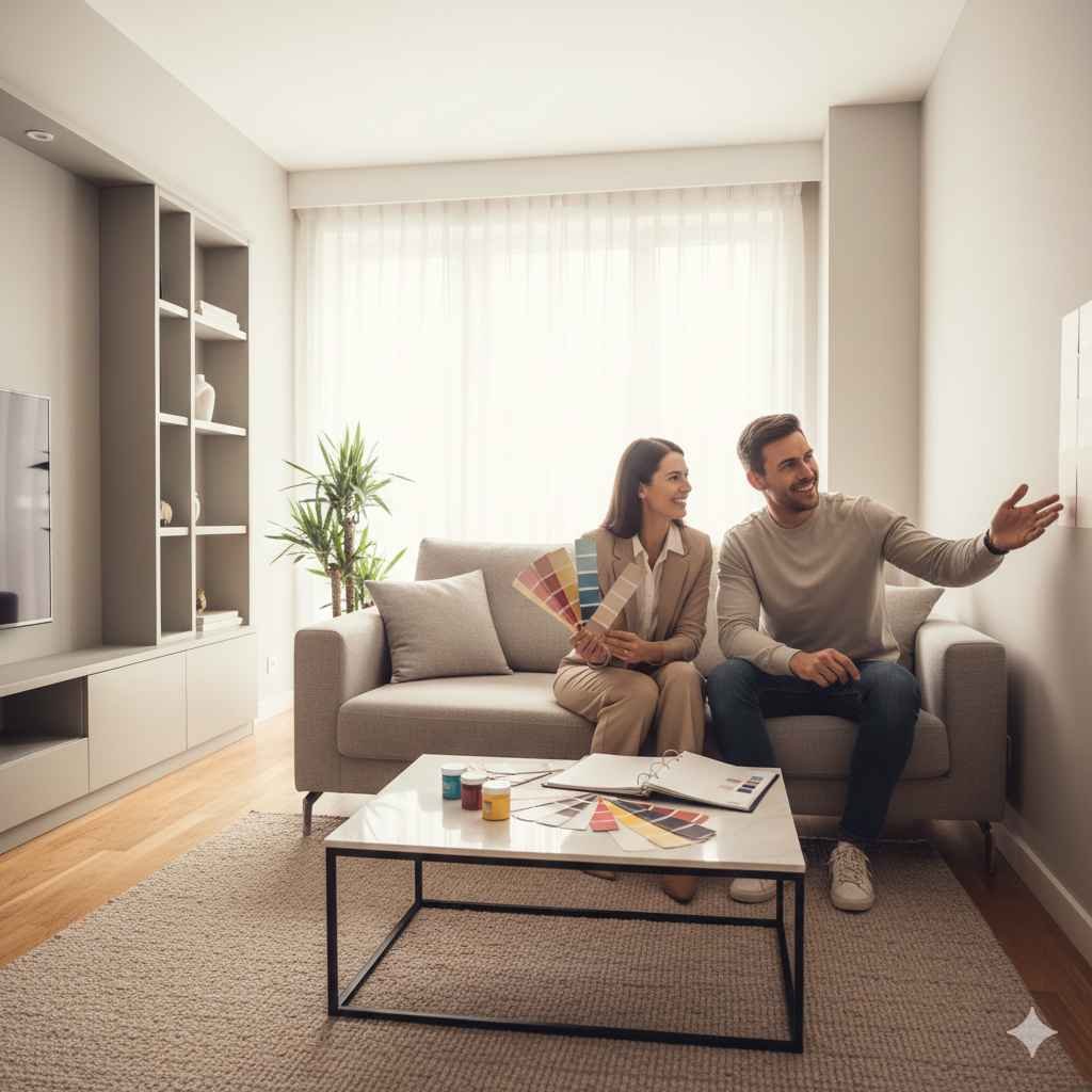 Professional consultation and color selection