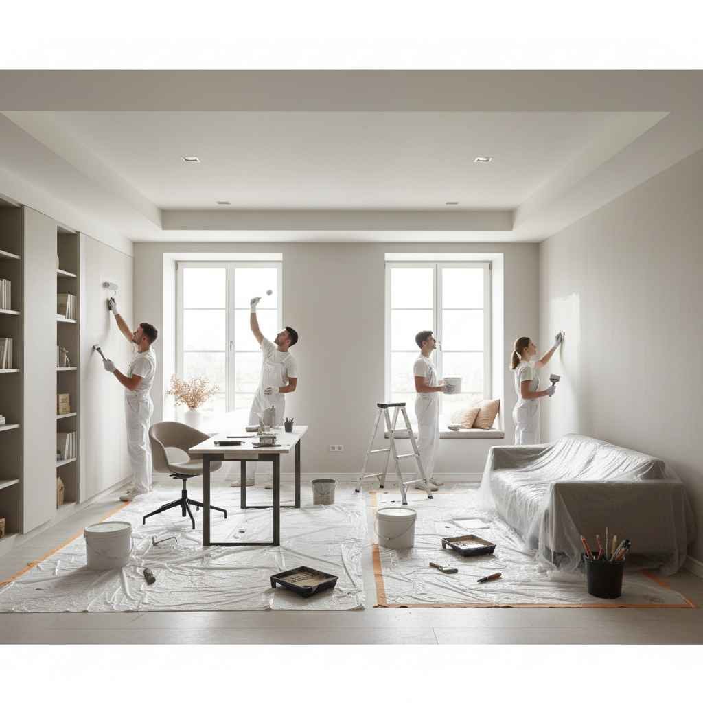 Residential and commercial interiors and painting